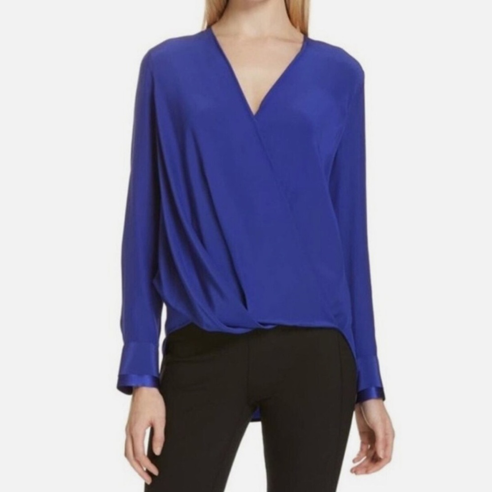 Victor Surplice 100% silk top